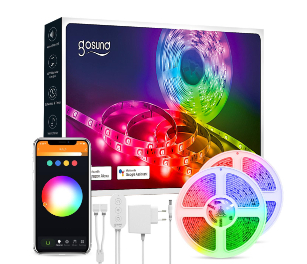 Gosund Inteligentna taśma LED SL3 (2x5m) - 645739 - zdjęcie 3
